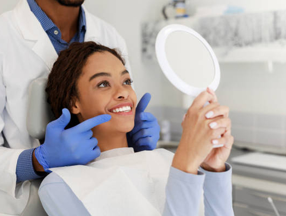Dentist Performing Dental X-ray